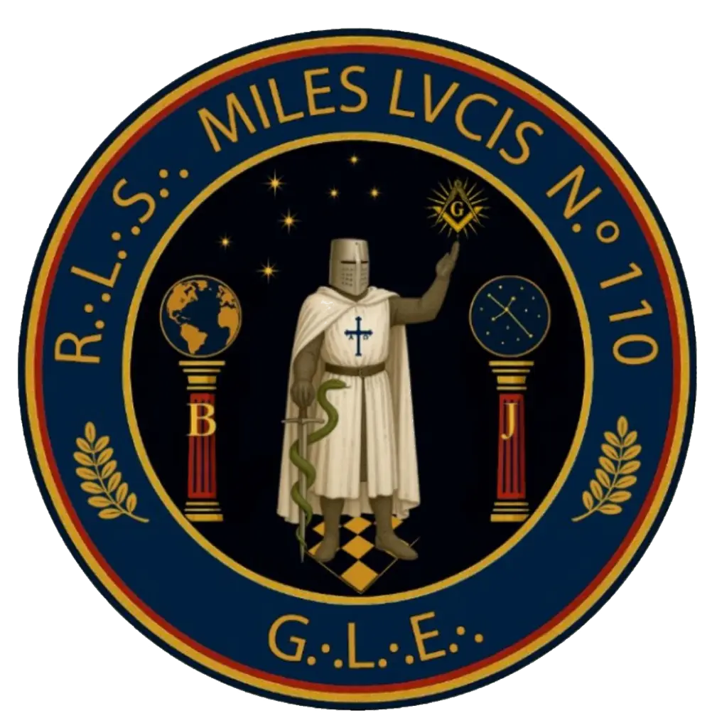 Emblema R.·.L.·.S.· Miles Lvcis Nº 110